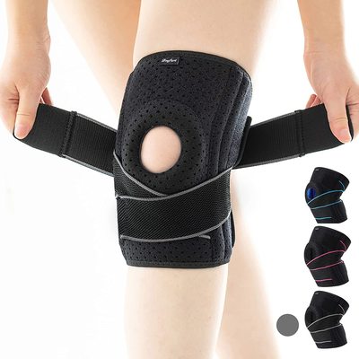 Knee Brace with Side Stabilizers for Meniscus Tear